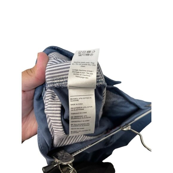 UNTUCKit 32 x 30 Relaxed Don Santiago Blue Flex Chino Pants Cotton - Picture 4 of 6